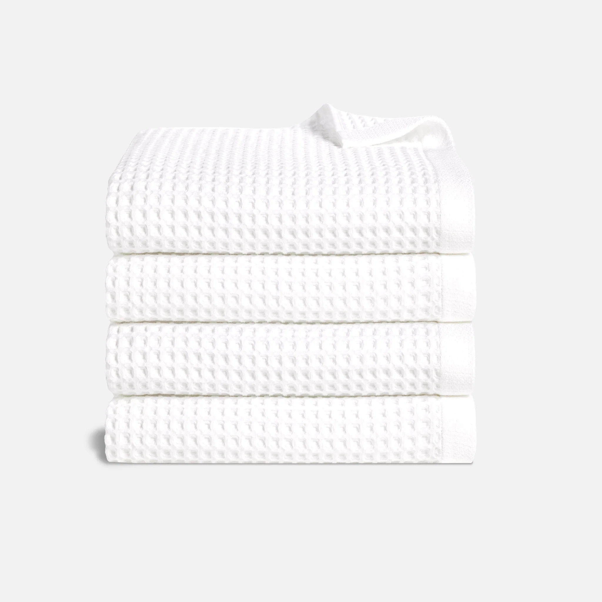 Dreamweave Waffle Set of 4 Bath Towel Bundle
