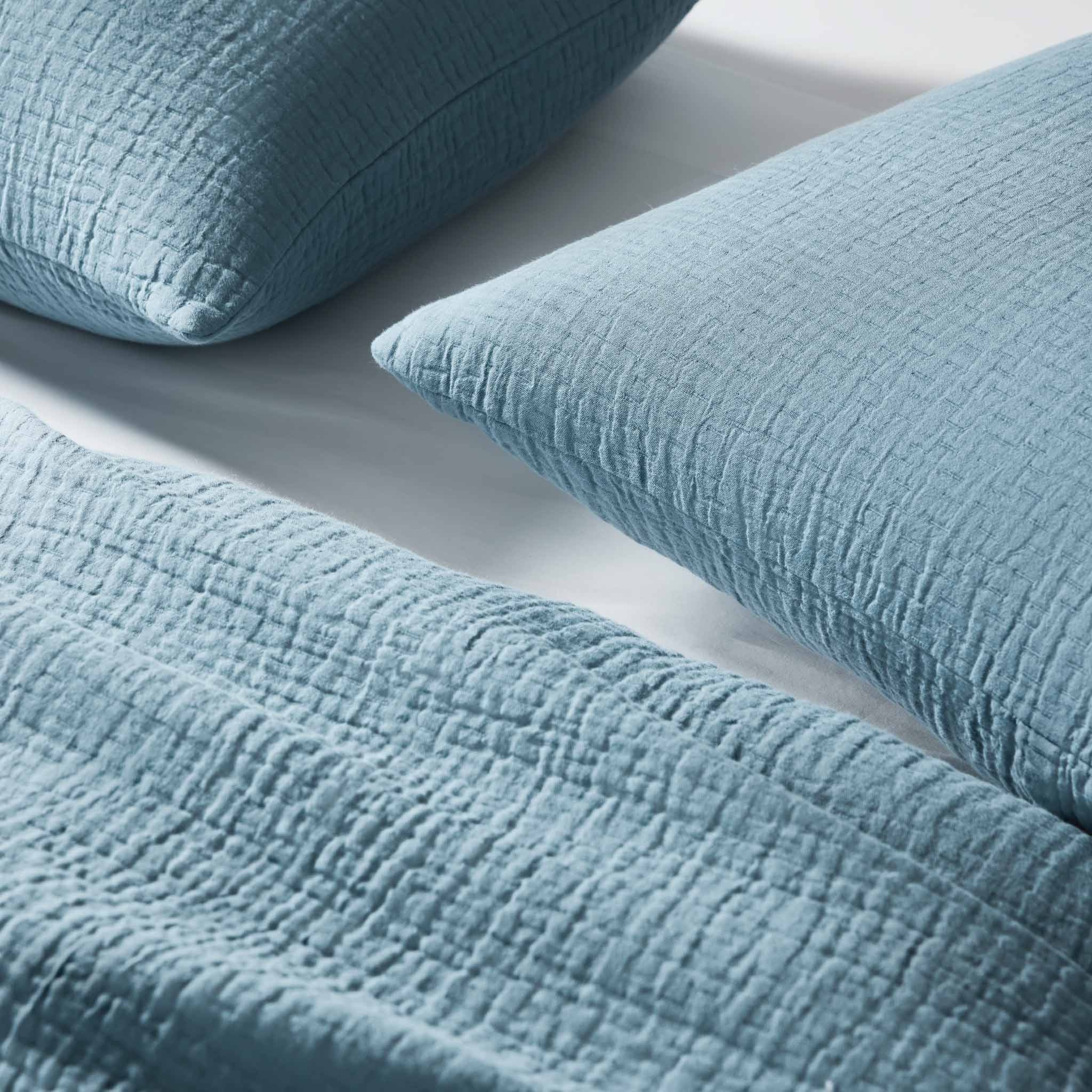 Breezeweave Crinkle Cotton Duvet Cover - Last Call - Image 15