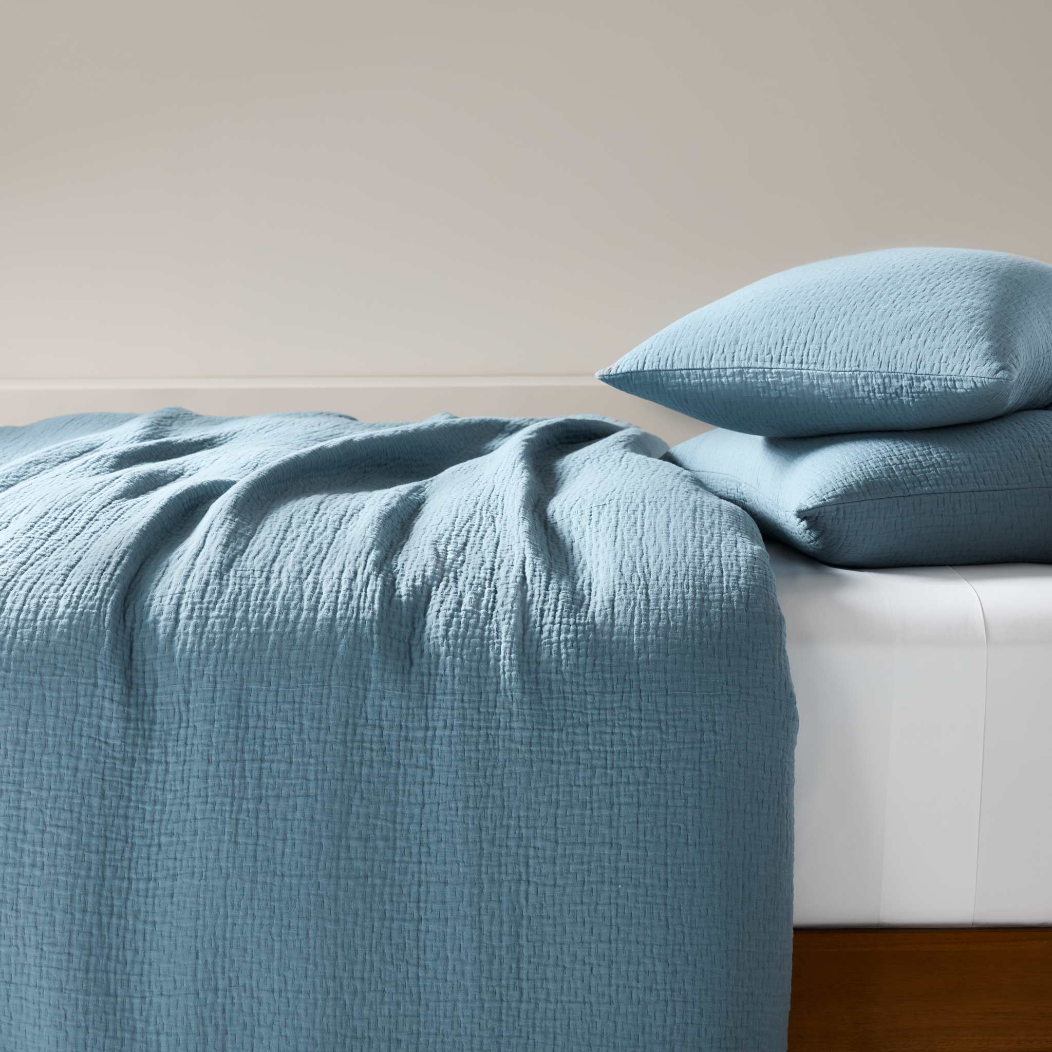 Breezeweave Crinkle Cotton Duvet Cover - Last Call - Image 14