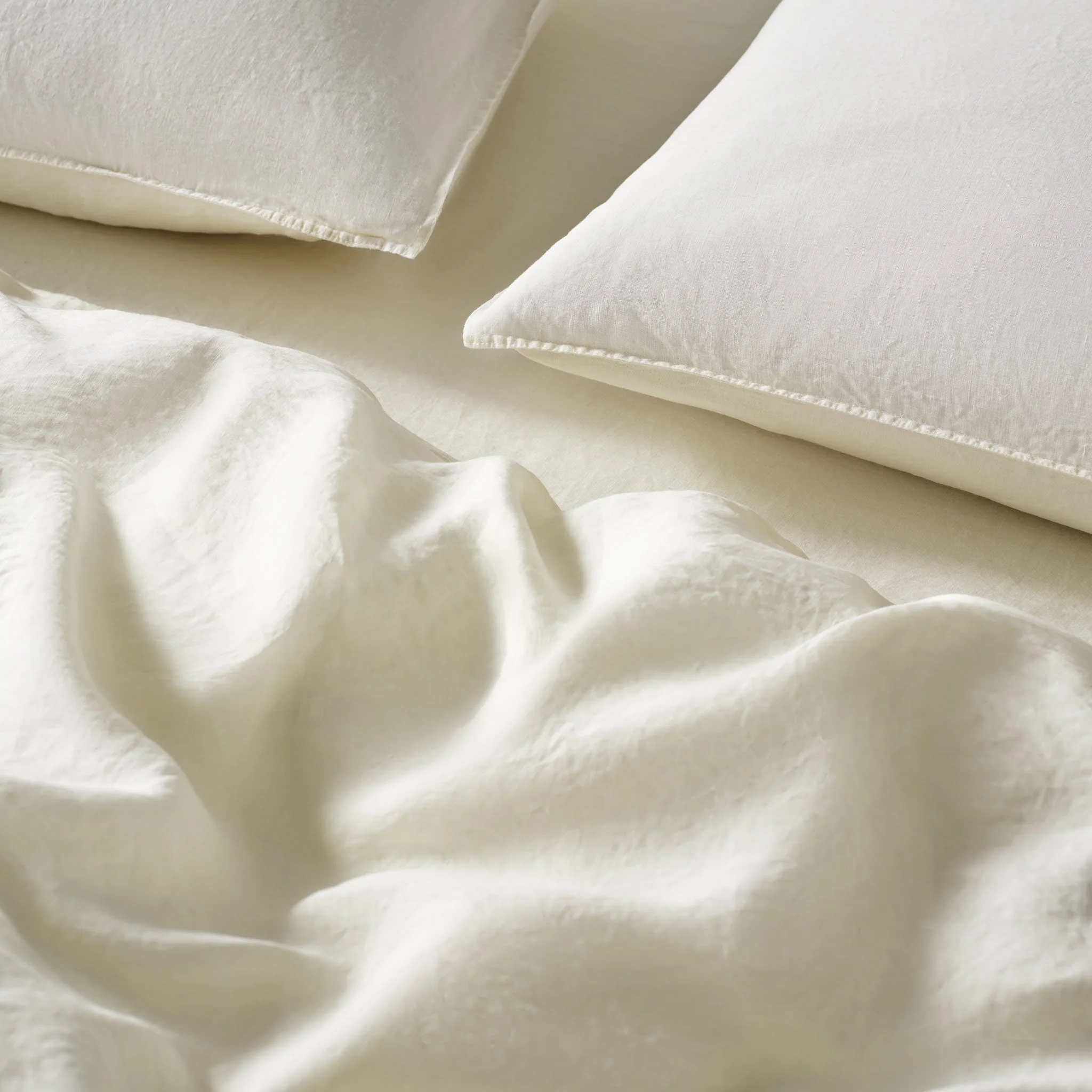 Washed European Linen Fitted Sheet - Image 7