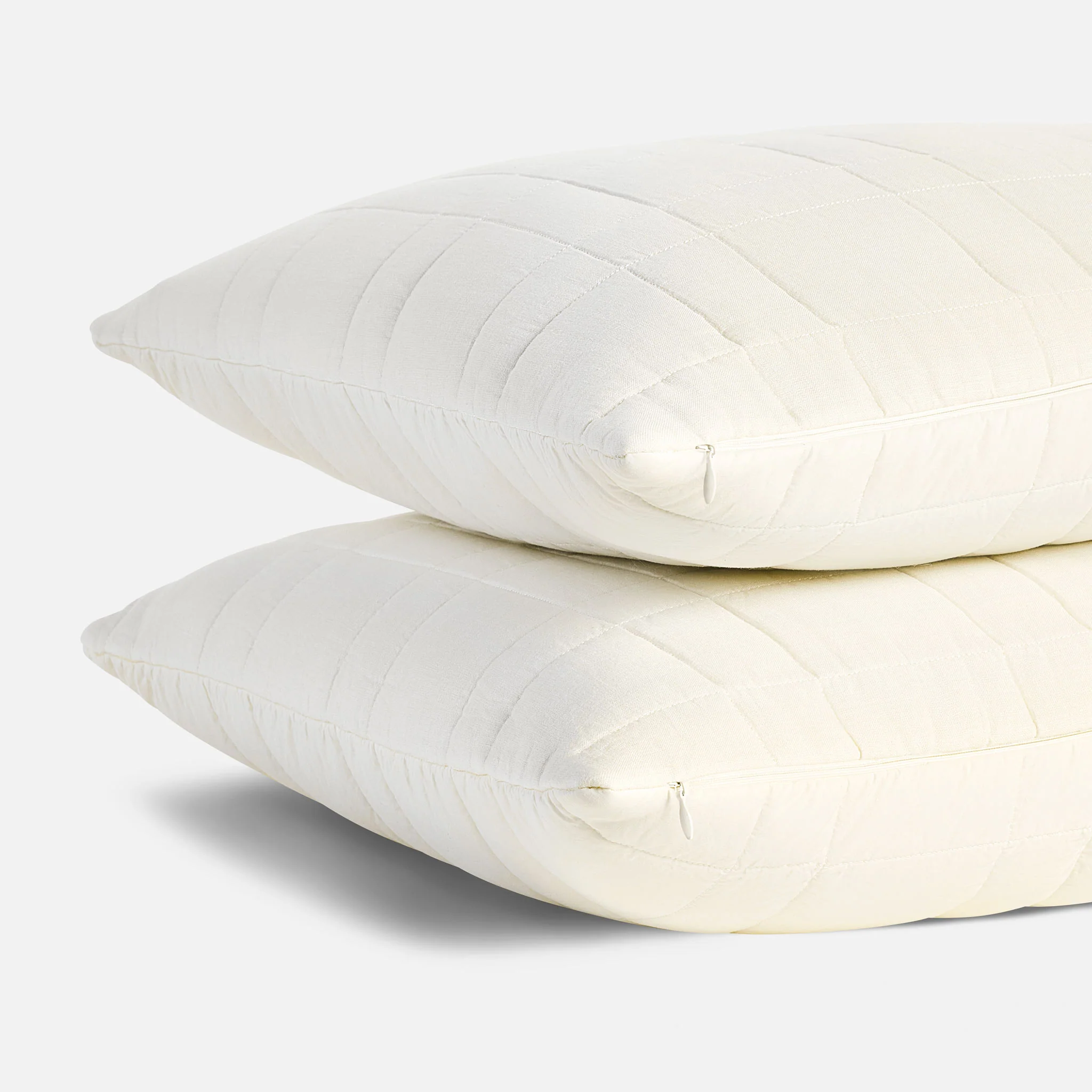 Washed European Linen Quilted Sham Set - Image 2