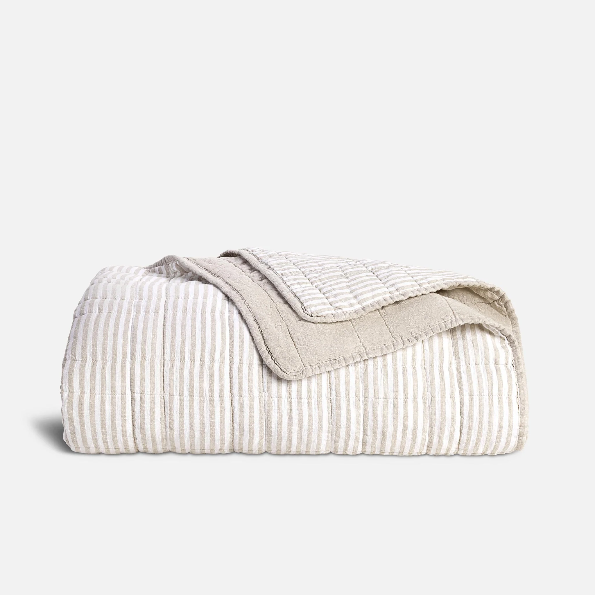 Washed European Linen Quilt - Image 13