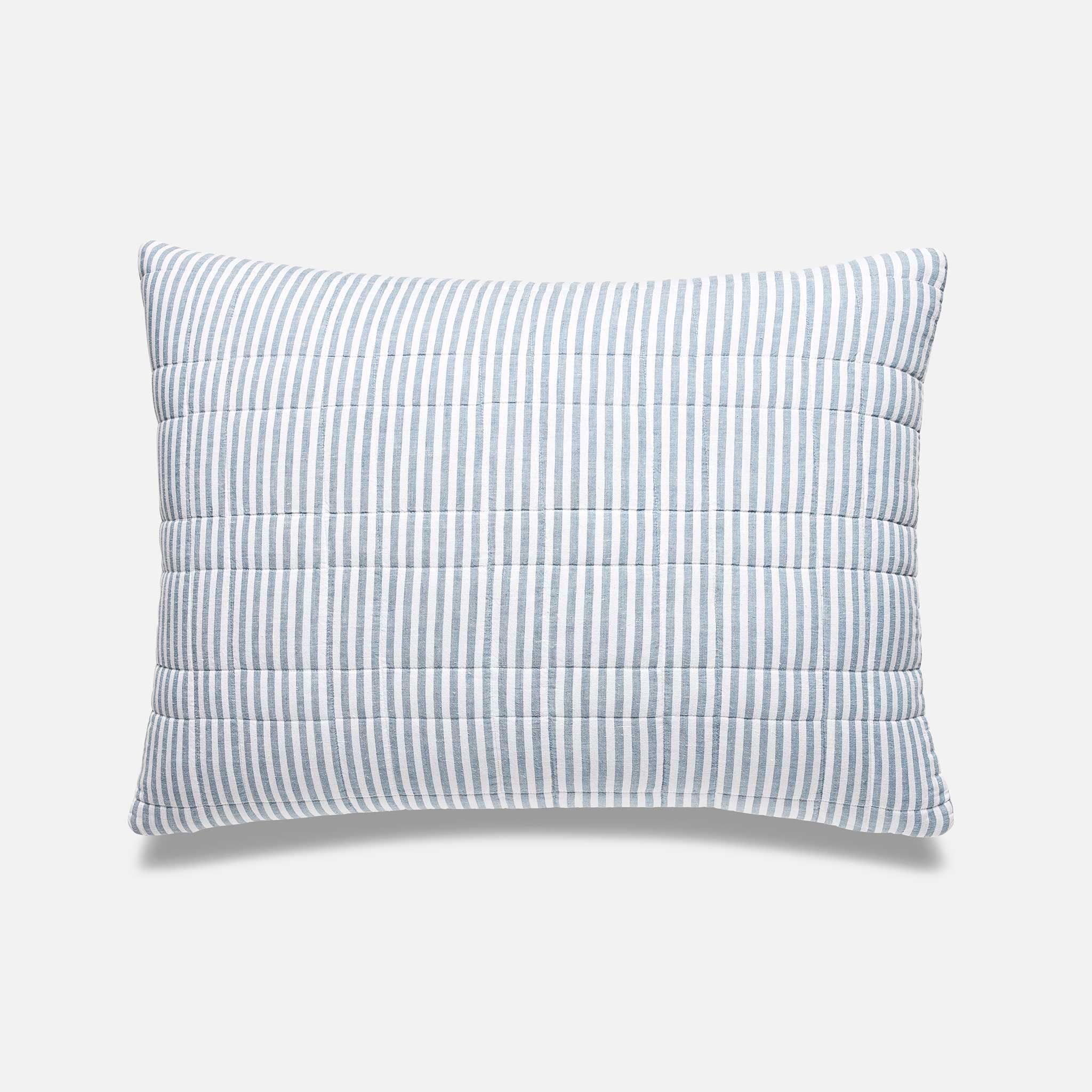 Washed European Linen Quilted Sham Set - Image 17
