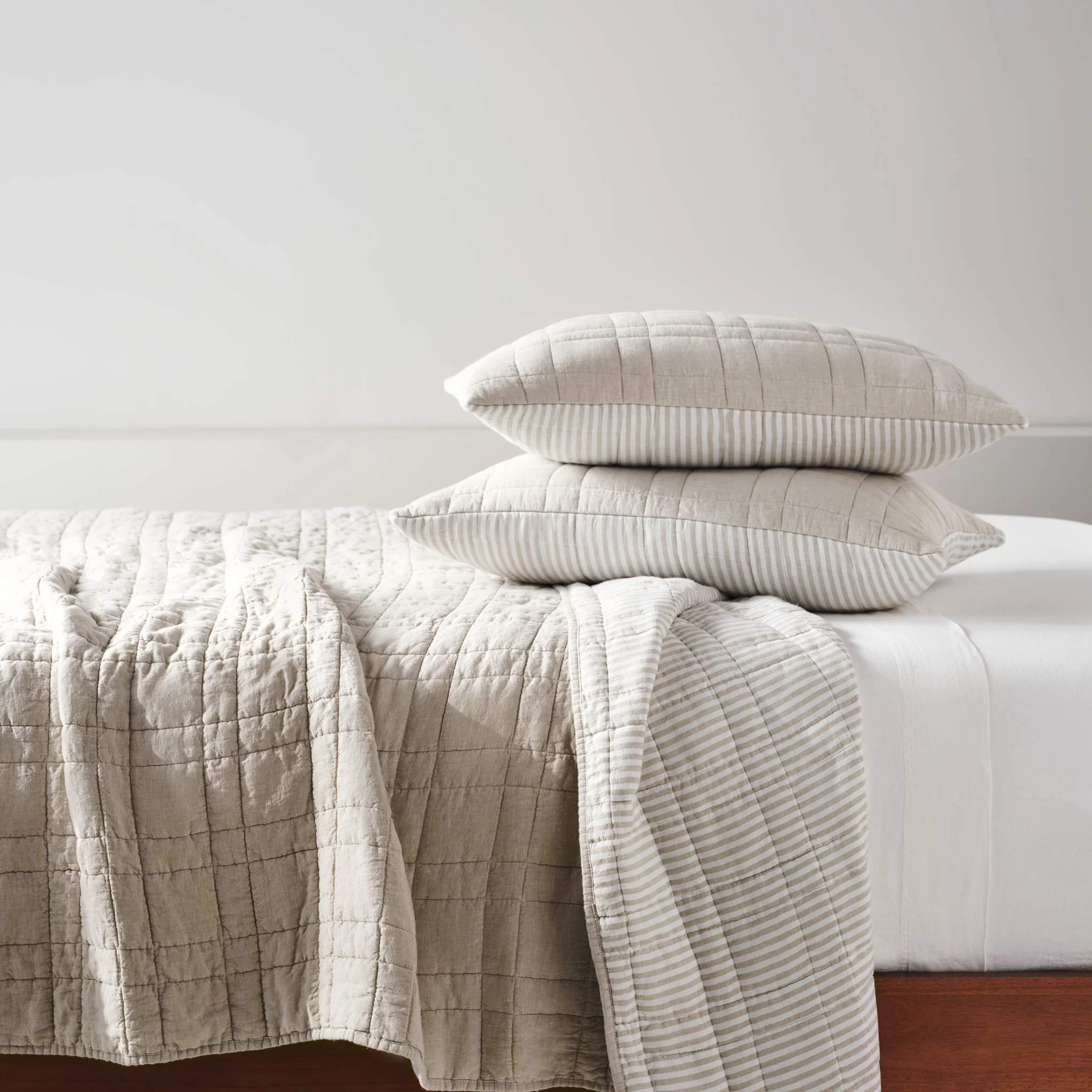 Washed European Linen Quilt - Image 16