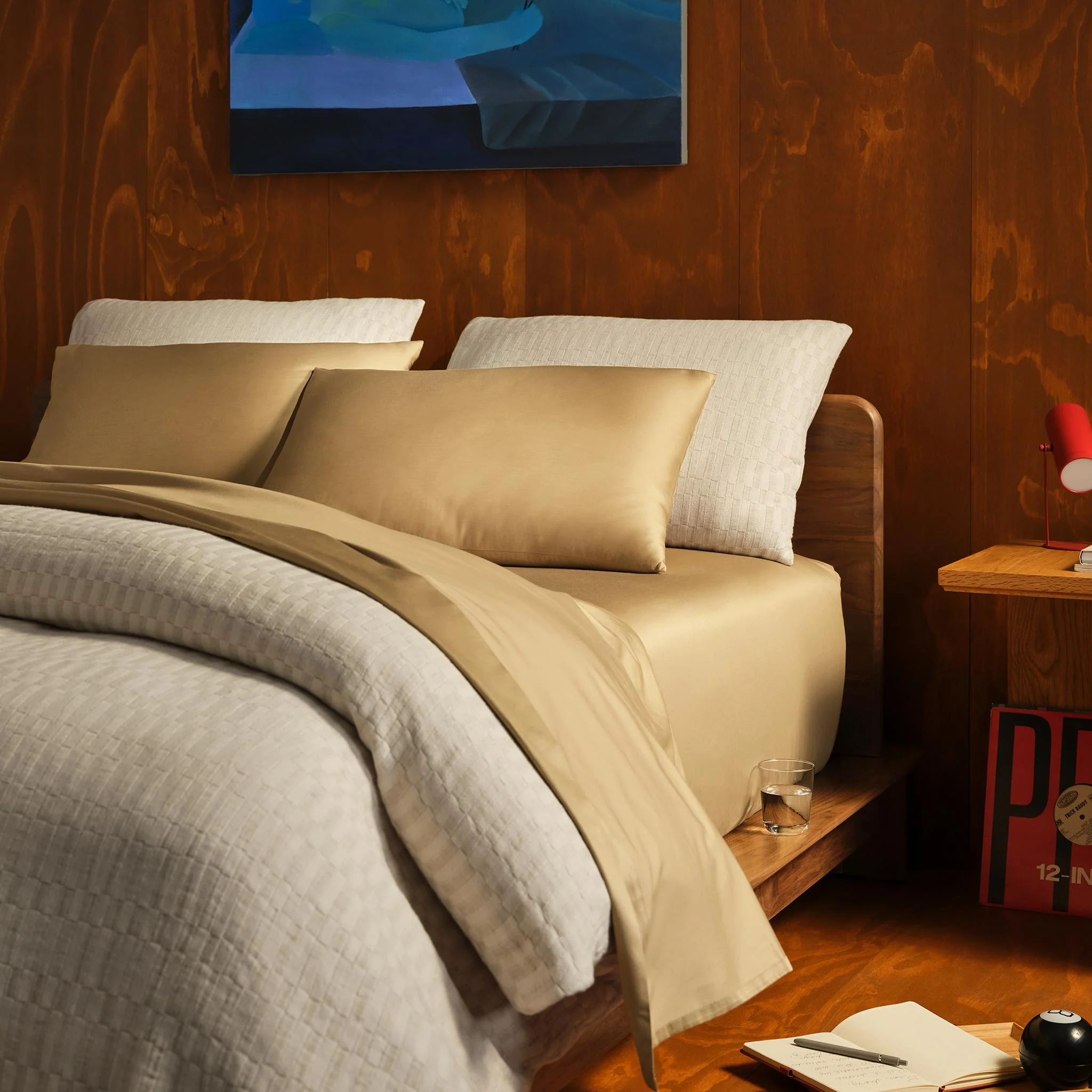 Woven Checkerboard Duvet Cover - Image 5
