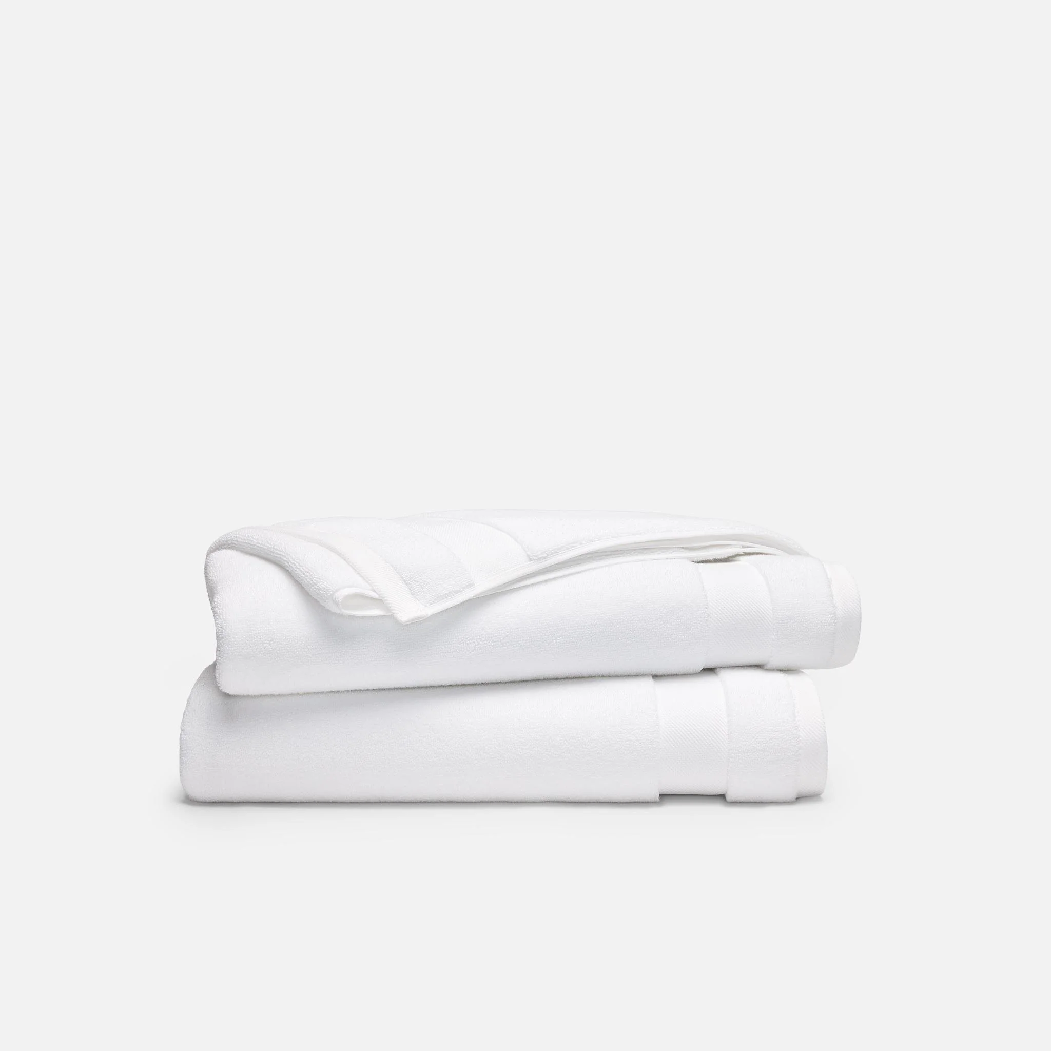 Super-Plush Turkish Cotton Bath Towels Set of 2