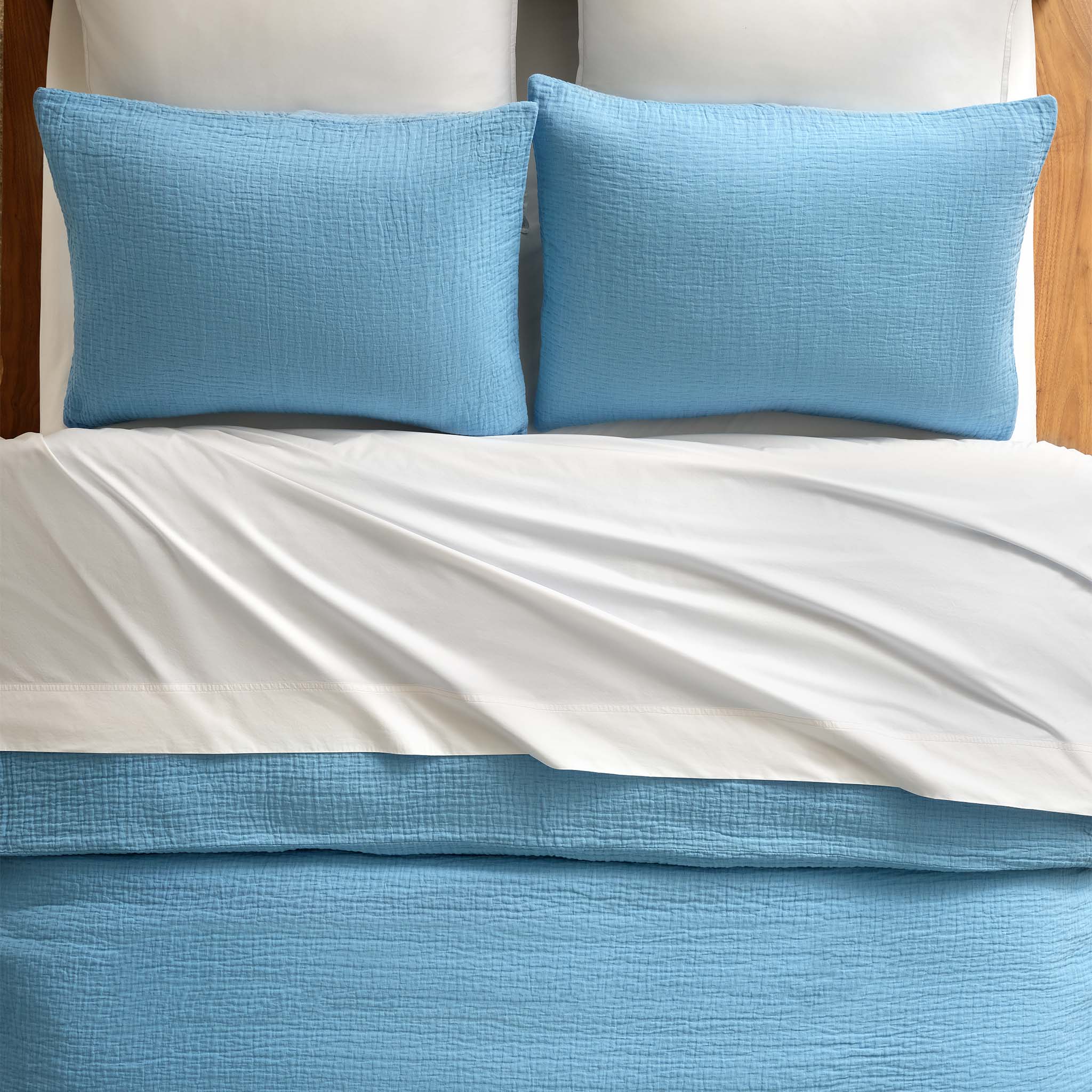 Breezeweave Crinkle Cotton Duvet Cover - Last Call - Image 28