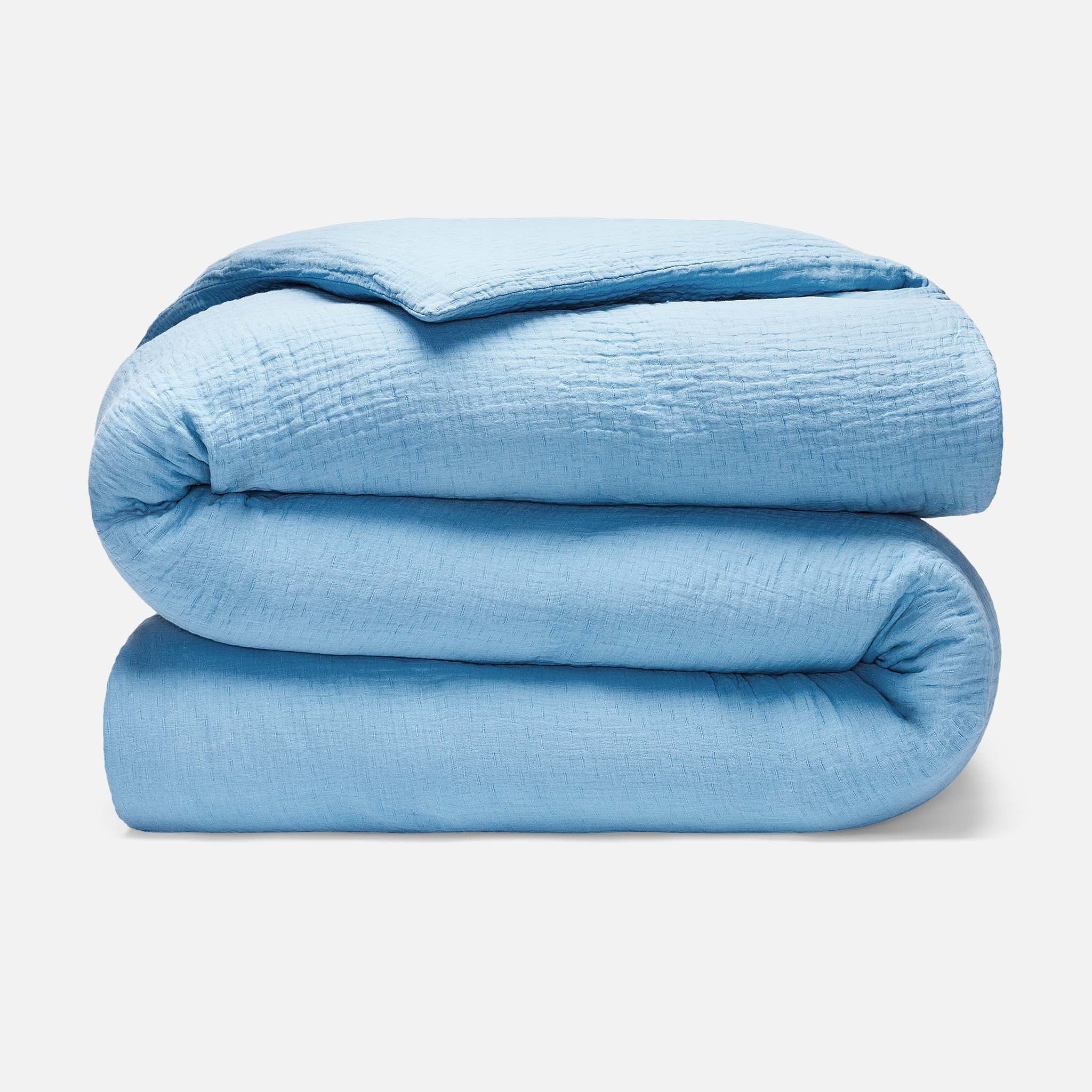 Breezeweave Crinkle Cotton Duvet Cover - Last Call - Image 27