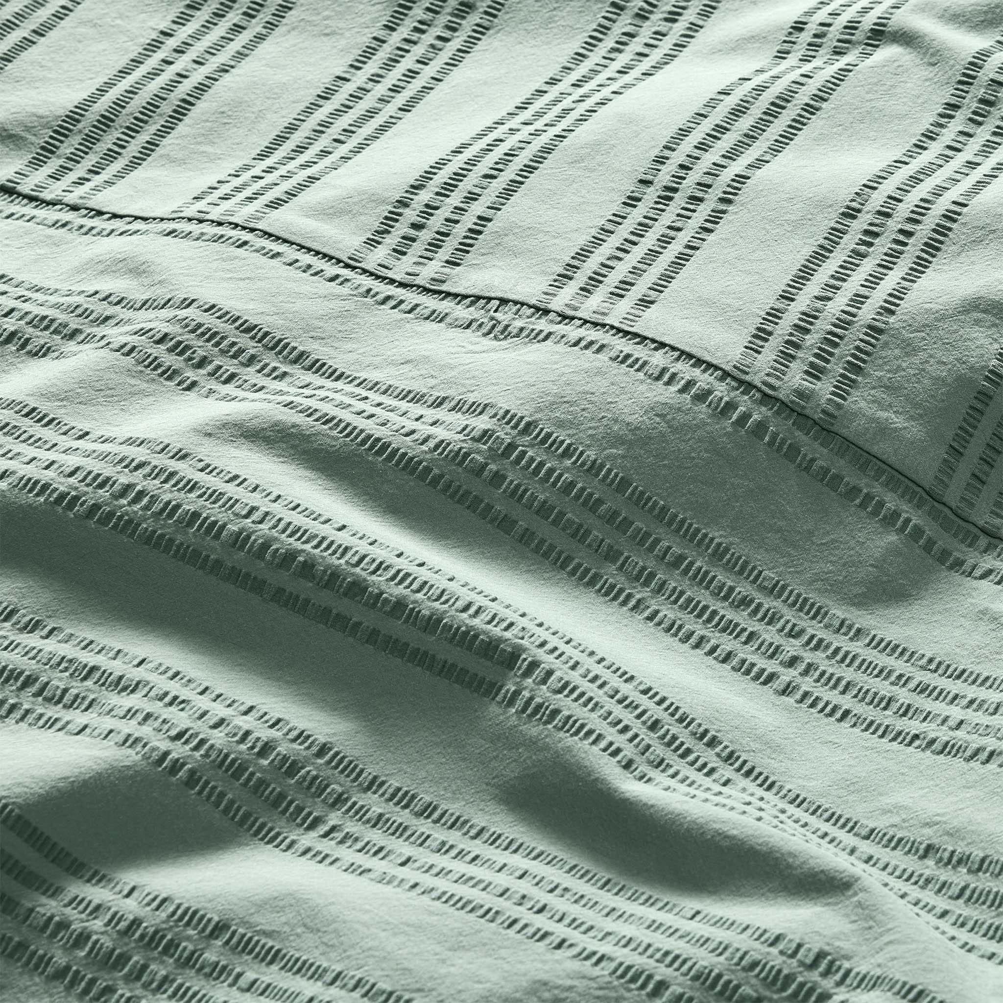 Seersucker Classic Percale Duvet Cover - Image 6