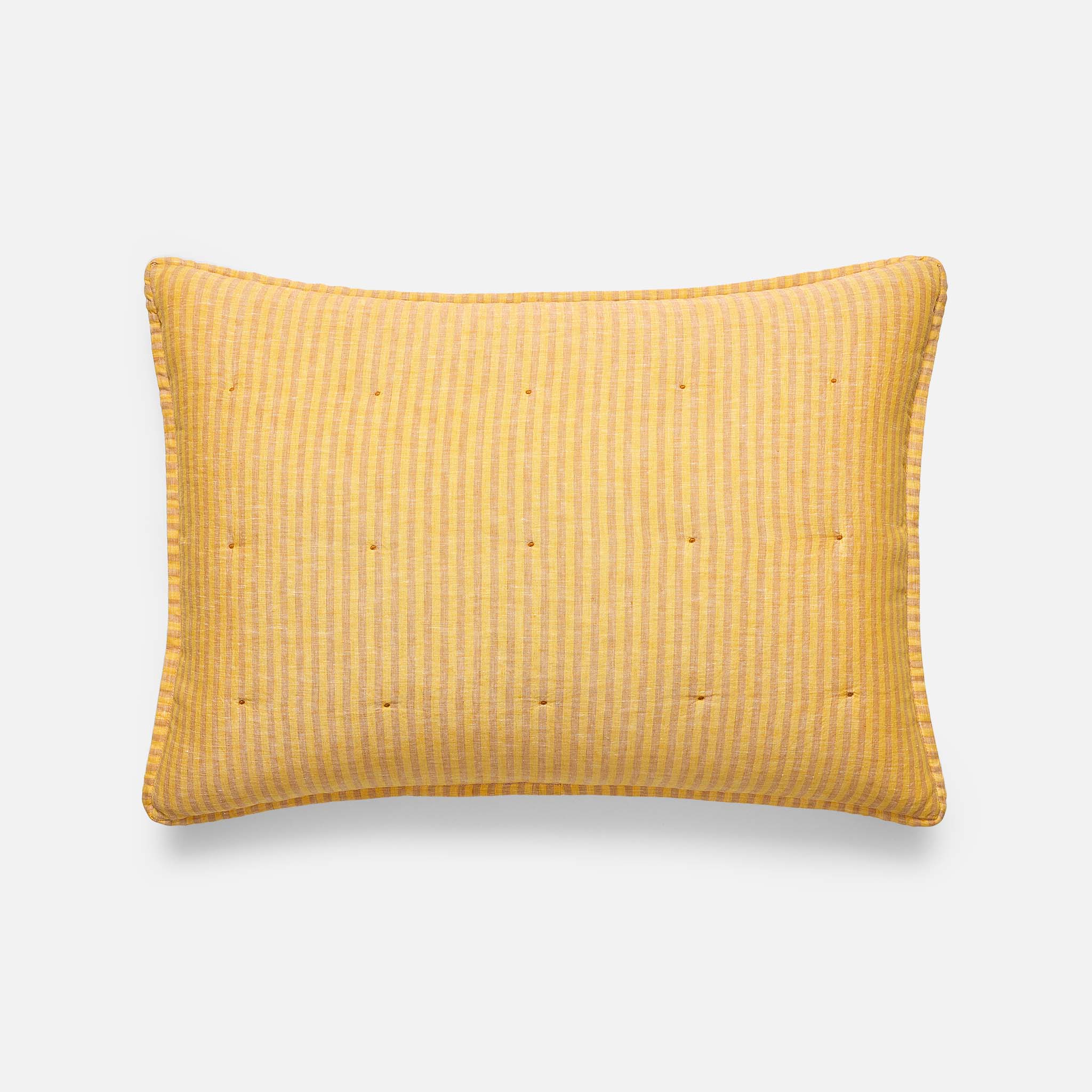 Washed European Linen Quilted Sham Set - Image 26