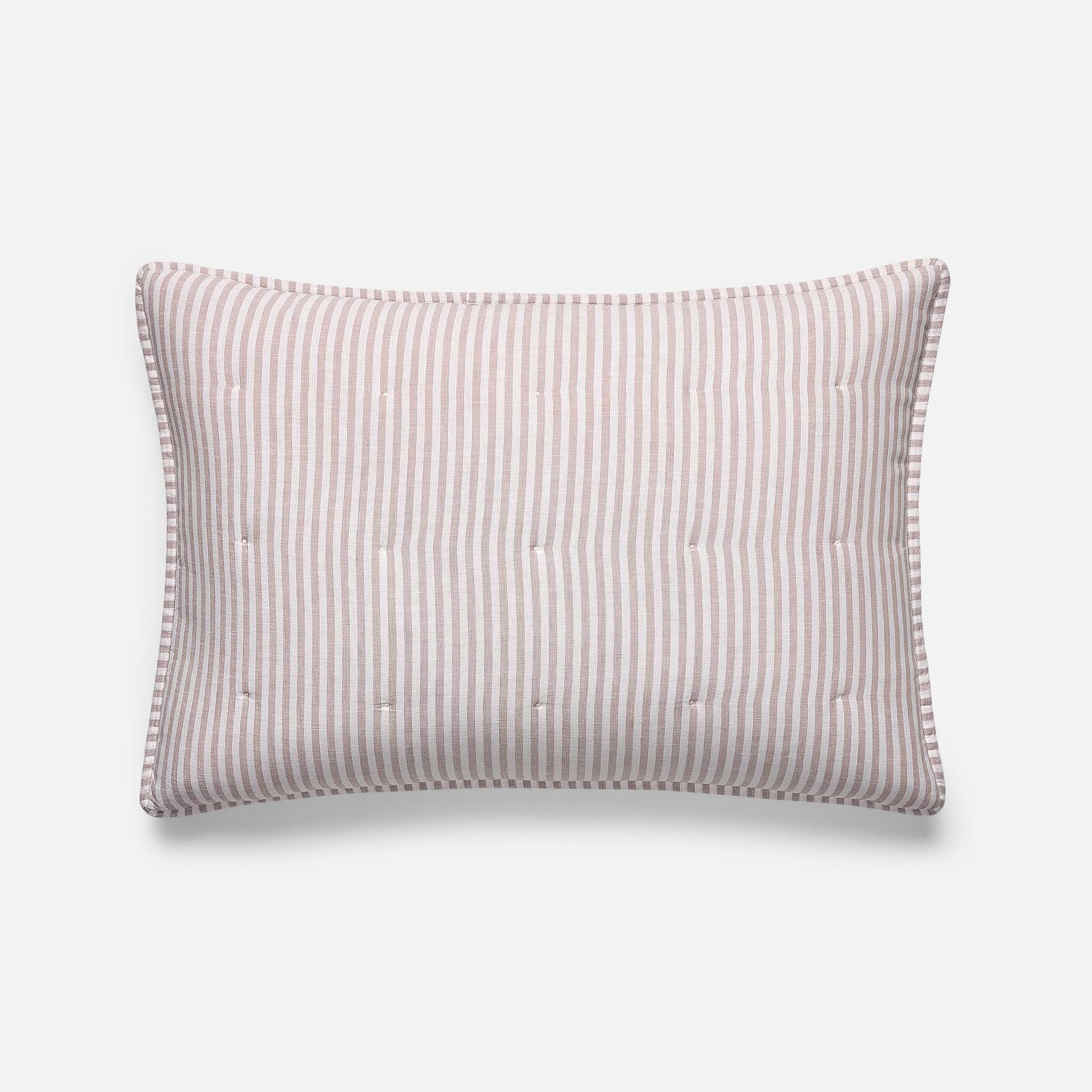 Washed European Linen Quilted Sham Set - Image 28