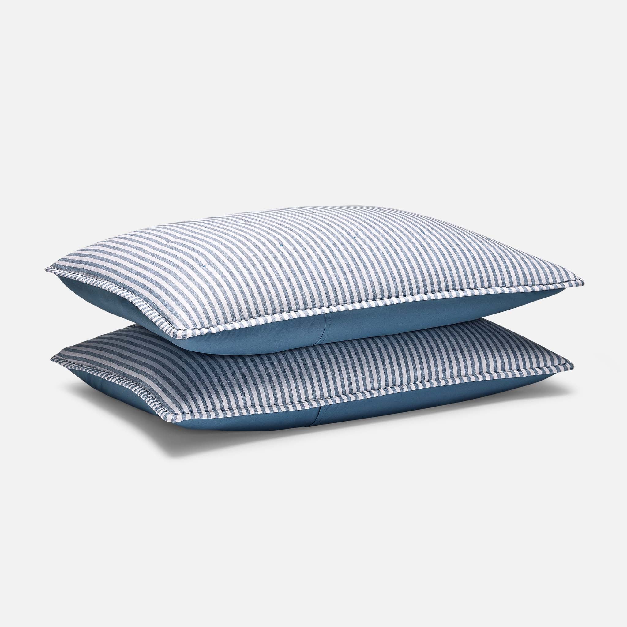 Washed European Linen Quilted Sham Set - Image 29