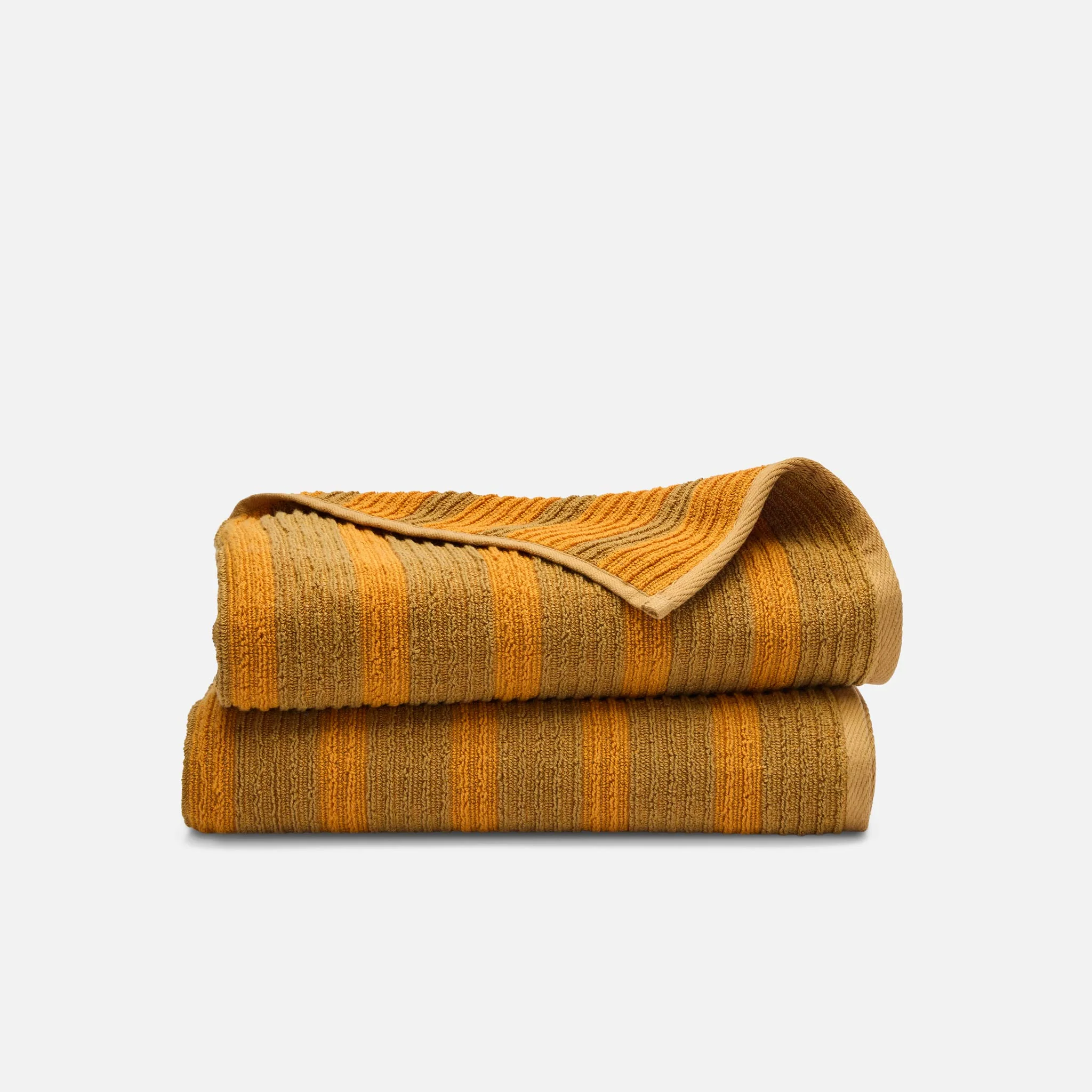 Ribbed Cotton TENCEL™ Bath Towels Set of 2 - Image 6